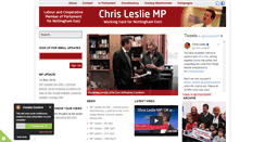 Desktop Screenshot of chrisleslie.org